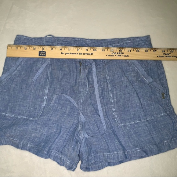 Inc international concepts linen chambray shorts size 10 blue - Picture 4 of 7